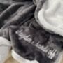 Personalised Sherpa Blanket With Message, thumbnail 10 of 12