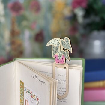 House Plant Wooden Bookmark, 2 of 4