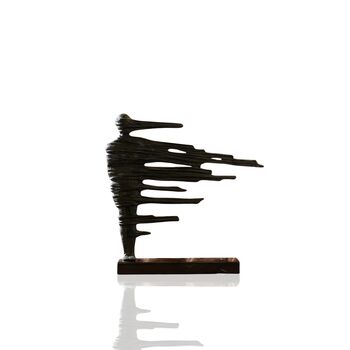 Brass Wind Woman Sculpture, 2 of 2