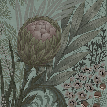 Secret Garden Lichen Wallpaper, 2 of 4
