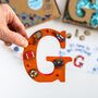 Personalised Paint Your Own Sport Wooden Letter, thumbnail 3 of 6