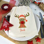 Personalised Rudolph Christmas Gift Bag, thumbnail 3 of 4