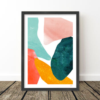 Modern Abstract Shell One Art Print, 8 of 9