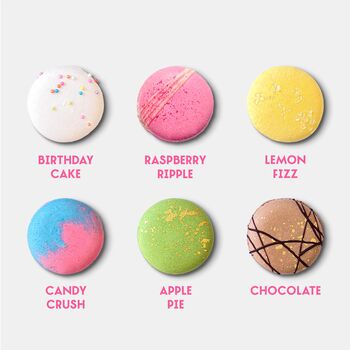 Vegan Signature Macarons Gift Box Of Six, 2 of 11