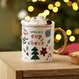 Personalised Cup Of Cheer Gold Rim Mug, thumbnail 1 of 3