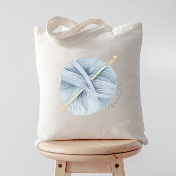 Personalised Knitting Wool Storage Bag, 2 of 3
