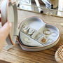 Personalised Initials Heart Travel Jewellery Case, thumbnail 9 of 11