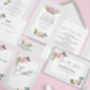 Grey Floral 'Sadie' Wedding Invitations, thumbnail 4 of 4