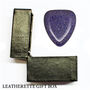 Blue Goldstone Guitar Pick / Plectrum In A Gift Box, thumbnail 1 of 3