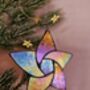 Iridescent Golden Star Ornament, thumbnail 3 of 5