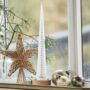 White Cone Shaped Advent Candle, thumbnail 1 of 3