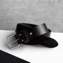 Handmade Personalised Men's Initial Leather Belt, thumbnail 2 of 8
