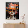 Break The Make Up Mould Punk Girl Wall Art Print, thumbnail 1 of 6