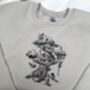 Cottagecore Garden Gnome Embroidered Sweatshirt, thumbnail 5 of 6