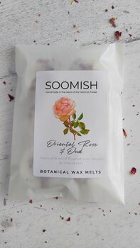 Oriental Rose And Oud Botanical Wax Melts, 3 of 6