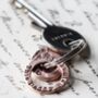 This Daddy Belongs To Personalised Keyring Father's Day, thumbnail 2 of 4
