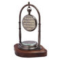 Personalised Desk Clock With Compass, thumbnail 8 of 12