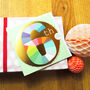 Gold Foiled Number Six Card, thumbnail 1 of 5