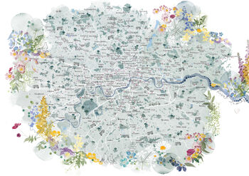 London Illustrated Map, 2 of 2