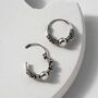 Sterling Silver Bali Indo Hoops, thumbnail 1 of 6