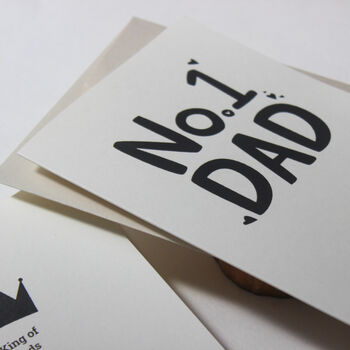 No.One Dad Fathers Day Card, 8 of 8