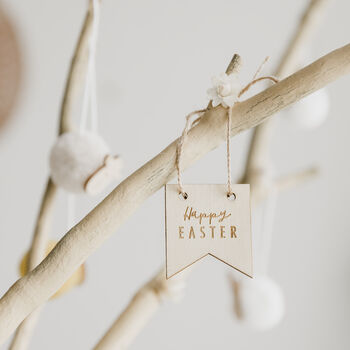 Easter Wooden Mini Banner Gift Card, 2 of 3
