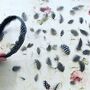 Spotty Guinea Fowl Feather Hair Band, thumbnail 7 of 10