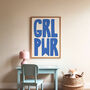 Girl Power Nursery Wall Art Print, thumbnail 10 of 10