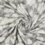 Luxurious Gold Metallic Ginkgo Leaf Print Scarf, thumbnail 2 of 2