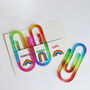 Rainbow Chunky Paperclips, thumbnail 8 of 8