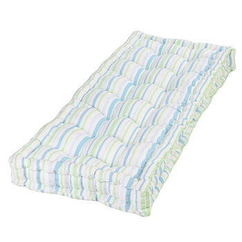 Tenby Stripe Padded Cotton Dog Bed, 2 of 11