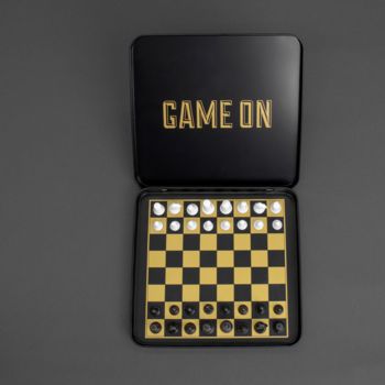 Personalised Travel Metal Chess Set, 3 of 3
