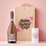Mother’s Day Prosecco 75cl Gift Set With Chocolate In Wooden Keepsake Box, thumbnail 1 of 2
