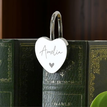 Personalised Engraved Heart Bookmark Keepsakes, 2 of 5