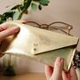 Personalised Gold Leather Glasses Case, thumbnail 4 of 10
