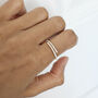 Crossover Diamond Ring Gold, thumbnail 1 of 6