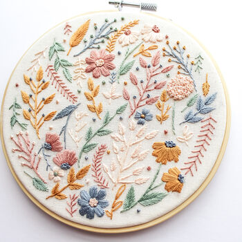 Floral Bloom Hand Embroidery Kit, 3 of 7