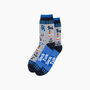 Scotland Landmarks Bamboo Socks In Light Grey, thumbnail 3 of 4
