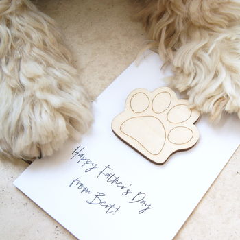 Father's Day Personalised Card From The Dog, 7 of 8