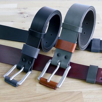 Handmade Leather Belt, 4 of 12