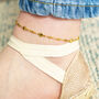 Gold Plated Graduated Hearts Anklet, thumbnail 3 of 7