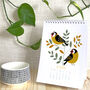 2026 Illustrated Birds Desk Calendar, thumbnail 2 of 5