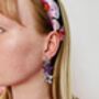 Triple Star Glitter Resin Statement Earrings / Celestial Gift For Her / Lightweight Jewellery / Sparkly 21st Birthday Gift, thumbnail 11 of 12