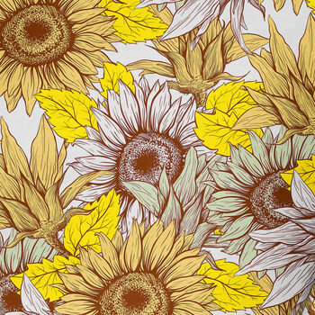 Large Sunflower Wrapping Paper, 2 of 3