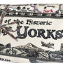 Yorkshire Map Tea Towel, thumbnail 10 of 12