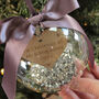 Personalised First Christmas As Mr And Mrs Bauble, thumbnail 2 of 6
