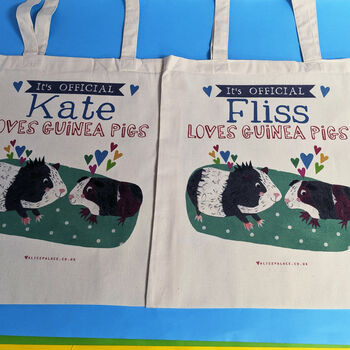 Personalised Official Guinea Pig Lover Bag, 11 of 12