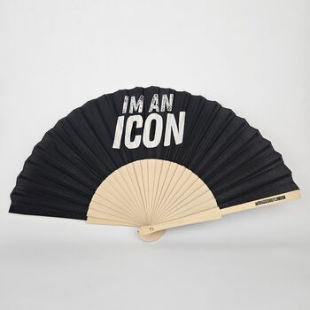Handheld Im An Icon Folding Fan, 2 of 3