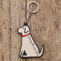 Yellow Labrador Key Ring Personalisation Available, thumbnail 5 of 5
