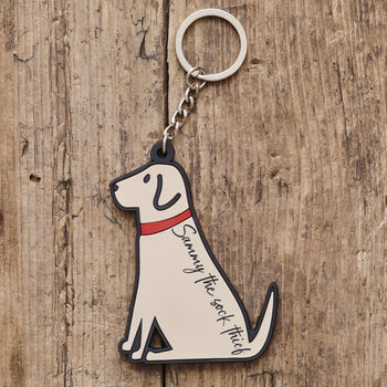 Yellow Labrador Key Ring Personalisation Available, 5 of 5